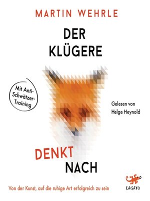 cover image of Der Klügere denkt nach